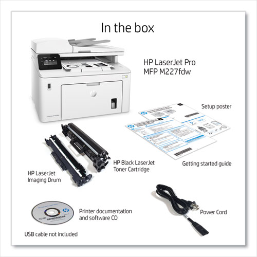 Picture of LaserJet Pro MFP M227fdw Printer, Copy/Fax/Print/Scan