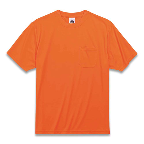Picture of GloWear 8089 Non-Certified Hi-Vis T-Shirt, Polyester, X-Large, Orange, Ships in 1-3 Business Days