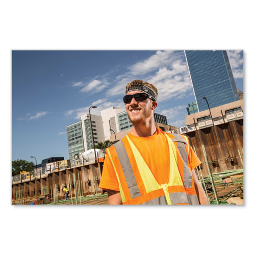 Picture of GloWear 8089 Non-Certified Hi-Vis T-Shirt, Polyester, 4X-Large, Orange