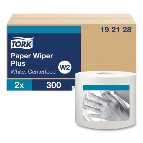 Picture of Paper Wiper Plus, 9.8 x 15.2, White, 300/Roll, 2 Rolls/Carton