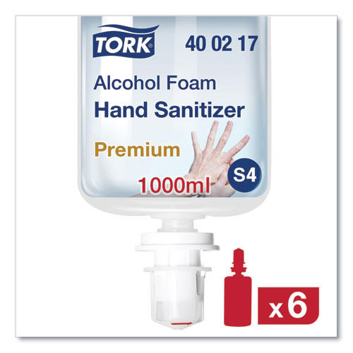 Picture of Premium Alcohol Foam Hand Sanitizer, 1 L Bottle, Unscented, 6/Carton