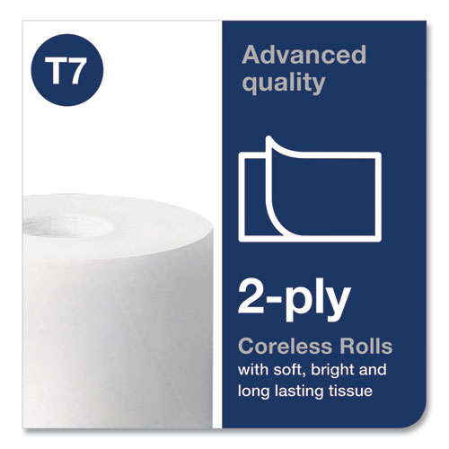 Picture of Advanced High Capacity Bath Tissue, Septic Safe, 2-Ply, Coreless, White, 1,000 Sheets/Roll, 36 Rolls/Carton