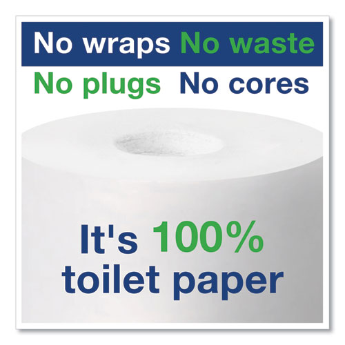 Picture of Advanced High Capacity Bath Tissue, Septic Safe, 2-Ply, Coreless, White, 1,000 Sheets/Roll, 36 Rolls/Carton