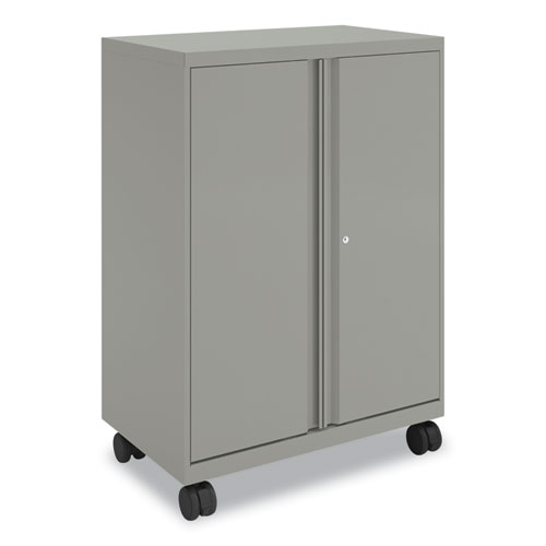 Picture of Smartlink Mobile Cabinet, 10 Compartments, 30w x 18d x 42.32h, Platinum Metallic
