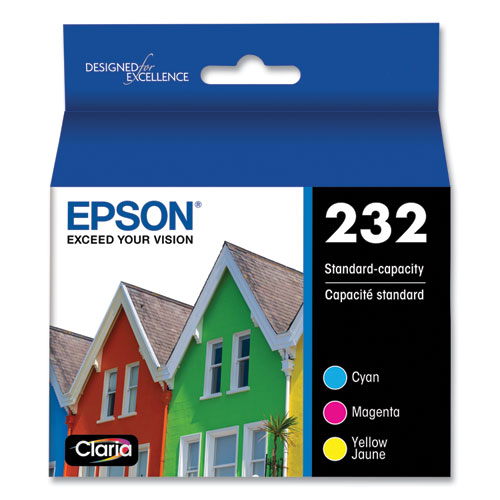 Picture of T232520S (T232) Claria Ink, 165 Page-Yield, Cyan/Magenta/Yellow