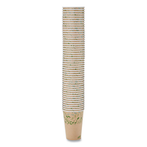 Picture of EcoSmart Recycled Hot/Cold Cups, 16 oz, Kraft/Green, 1,000/Carton