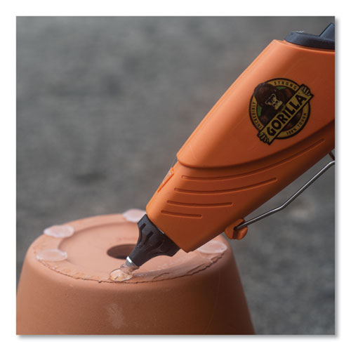 Picture of Dual Temp Mini Hot Glue Gun, Orange/Black