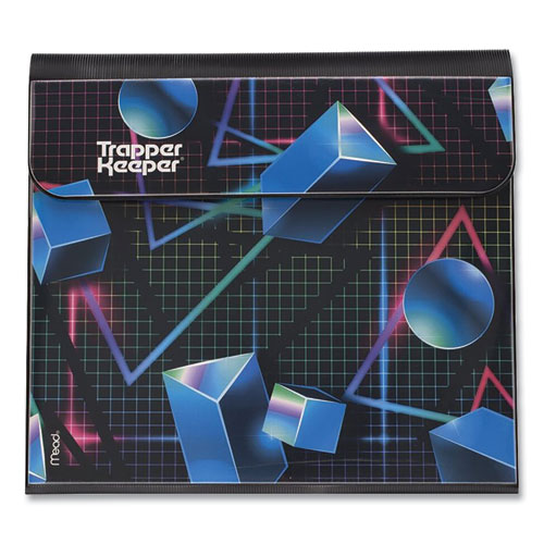 Picture of Trapper Keeper 3-Ring Pocket Binder, 1" Capacity, 11.25 x 12.19, Shapes