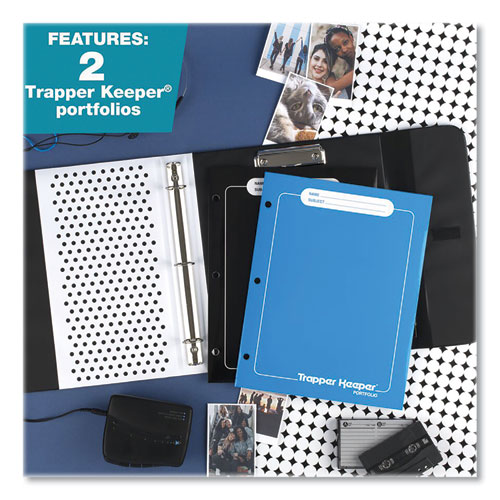 Picture of Trapper Keeper 3-Ring Pocket Binder, 1" Capacity, 11.25 x 12.19, Shapes