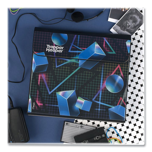 Picture of Trapper Keeper 3-Ring Pocket Binder, 1" Capacity, 11.25 x 12.19, Shapes