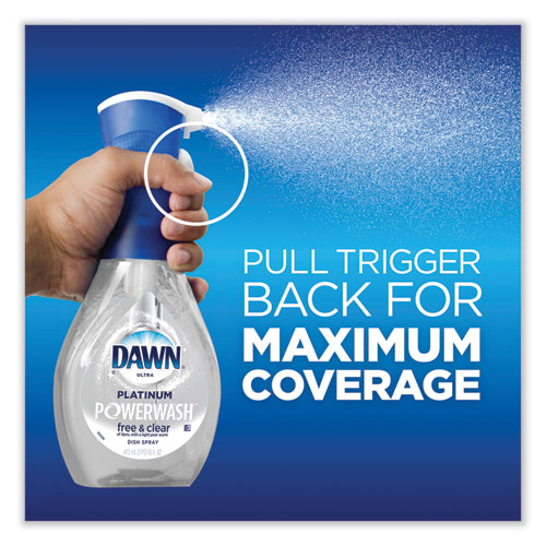 Picture of Platinum Powerwash Dish Spray, Free & Clear, Unscented, 16 oz Spray Bottle