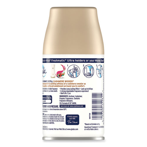 Picture of Automatic Air Freshener, Cashmere Woods, 6.2 oz, 4/Carton