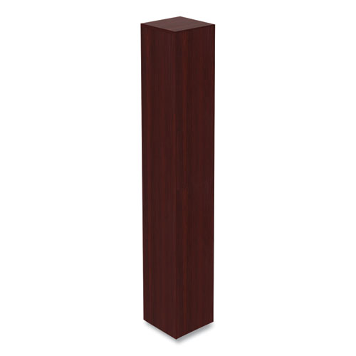 Picture of Alera Valencia Series Narrow Profile Bookcase, Six-Shelf, 11.81w x 11.81d x 71.73h, Mahogany