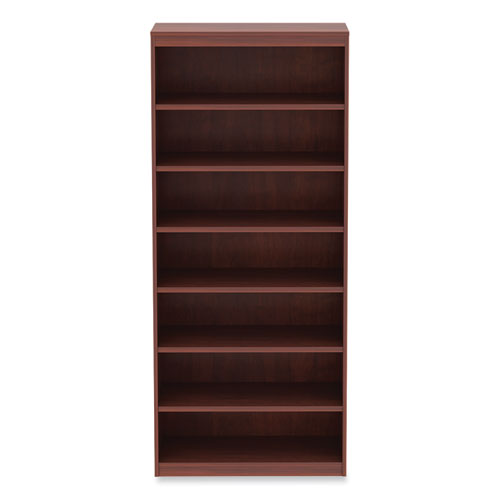 Picture of Alera Valencia Series Square Corner Bookcase, Seven-Shelf, 35.63w x 11.81d x 83.86h, Cherry