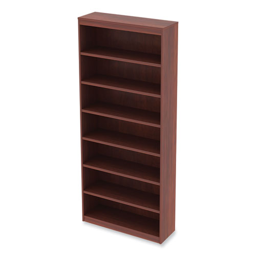 Picture of Alera Valencia Series Square Corner Bookcase, Seven-Shelf, 35.63w x 11.81d x 83.86h, Cherry