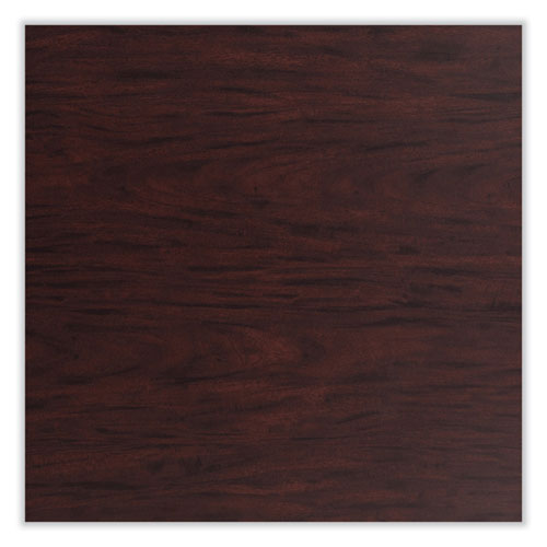 Picture of Cafe Table, 36" Diameter x 36h, Round Top/Base, Mahogany Top, Black Base