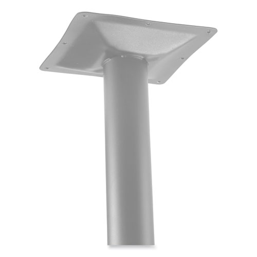 Picture of Cafe Table, 36" Diameter x 36h, Round Top/X-Base, Gray Nebula Top, Gray Base