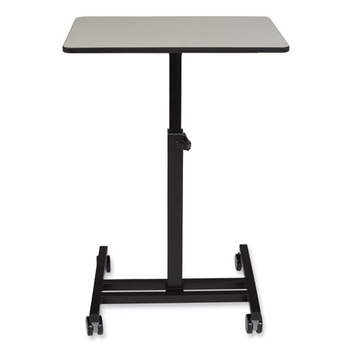 Picture of Sit-Stand Student's Desk, 20.75" x 26" x 27.75" to 44.5", Gray Nebula