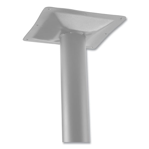 Picture of Cafe Table, 36" Diameter x 30h, Round Top/Base, Mahogany Top, Gray Base