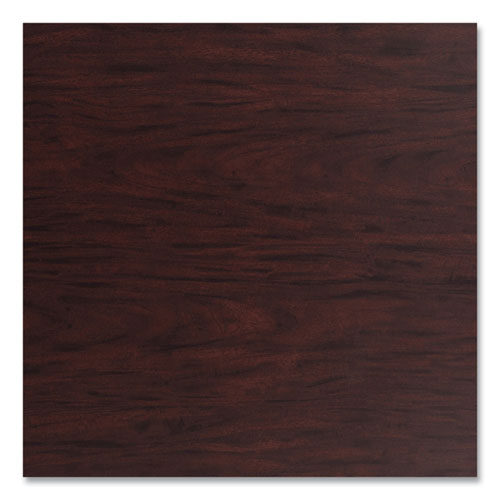 Picture of Cafe Table, 36" Diameter x 42h, Round Top/Base, Mahogany Top, Gray Base