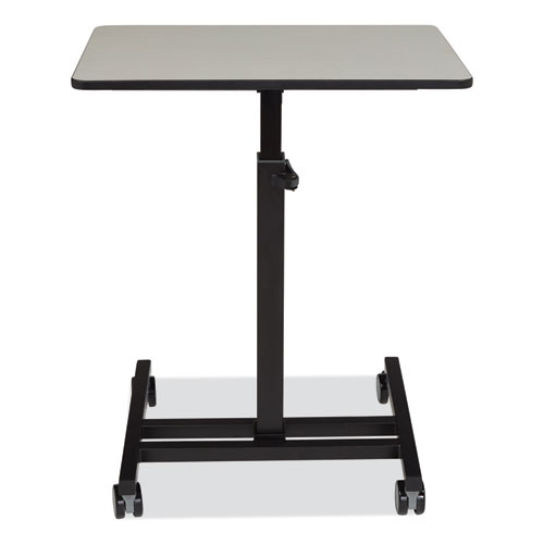 Picture of Sit-Stand Student's Desk, 20.75" x 26" x 27.75" to 44.5", Gray Nebula