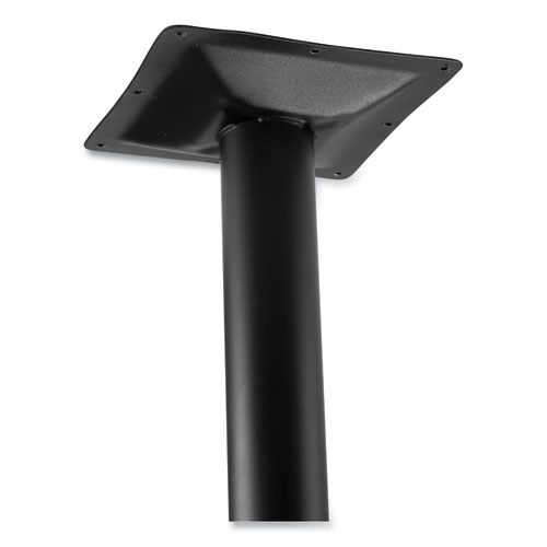 Picture of Cafe Table, 36w x 36d x 30h, Square Top/Round Base, Mahogany Top, Black Base