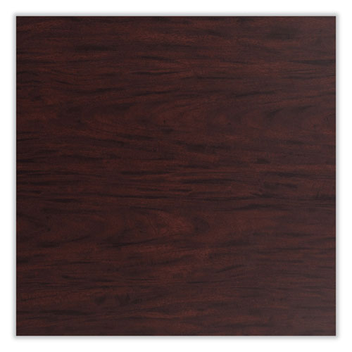 Picture of Cafe Table, 36" Diameter x 42h, Round Top/Base, Mahogany Top, Black Base