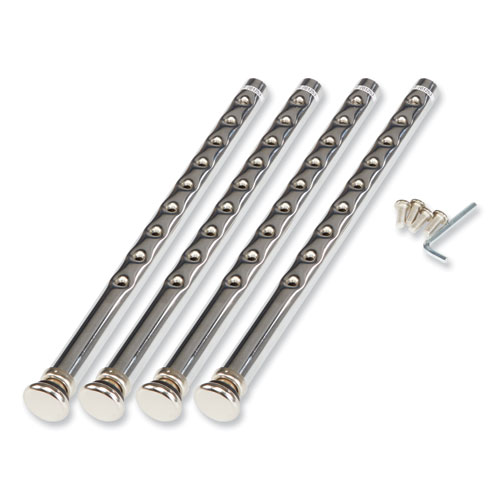 Picture of 6300 Series Height Adjustable HD Square Seat Steel Stool with Back, Supports Up to 500 lb, 18"-26" Seat Height, Brown/Gray