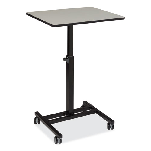 Picture of Sit-Stand Student's Desk, 20.75" x 26" x 27.75" to 44.5", Gray Nebula
