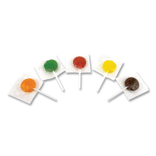 Picture of Lick Stix Suckers, Randomly Assorted Flavors, 1.85 lb/Bag