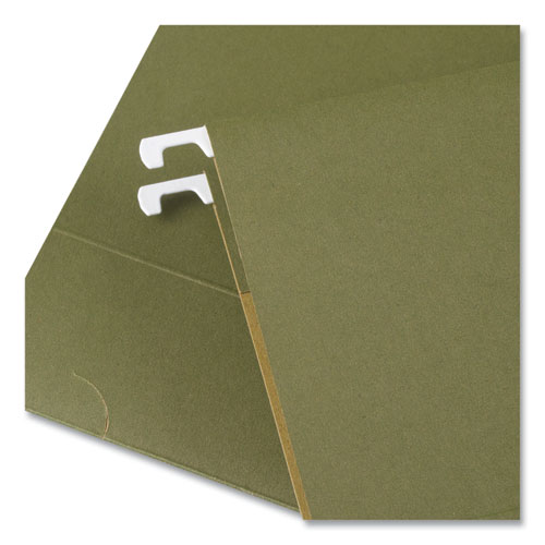 Picture of Hanging File Folders, Legal Size, 1/5-Cut Tabs, Standard Green, 50/Carton