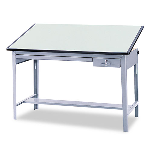 Picture of Precision Drafting Table Top, Rectangular, 60w x 37.5d, Green