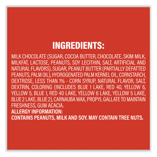 Picture of Peanut Butter Milk Chocolate Candy Jar, 55 oz Jar