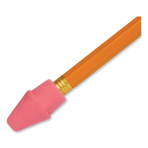 Picture of Arrowhead Eraser Caps, For Pencil Marks, Pink, 144/Box
