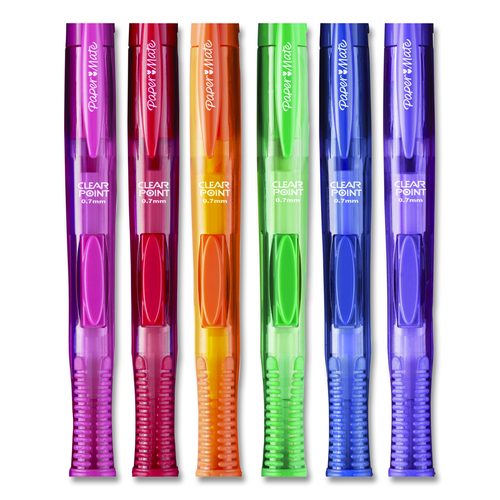 Picture of Clearpoint Color Mechanical Pencils, 0.7 mm, Assorted Lead and Barrel Colors, 6/Pack
