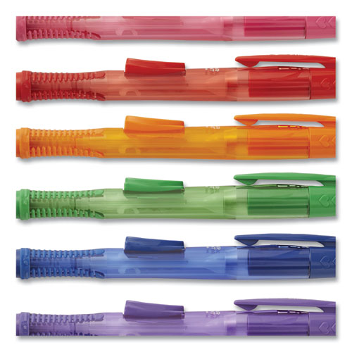 Picture of Clearpoint Color Mechanical Pencils, 0.7 mm, Assorted Lead and Barrel Colors, 6/Pack