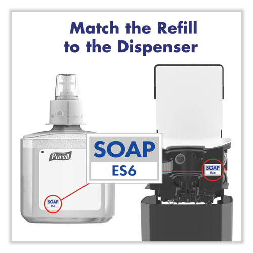 Picture of ES6 Soap Touch-Free Dispenser, 1,200 mL, 5.25 x 8.8 x 12.13, Graphite