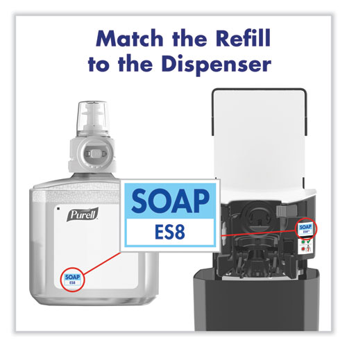 Picture of ES8 Soap Touch-Free Dispenser, 1,200 mL, 5.25 x 8.8 x 12.13, Graphite