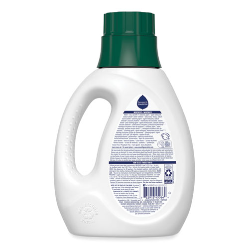 Picture of Natural Liquid Laundry Detergent, Fragrance Free, 45 oz Bottle, 6/Carton