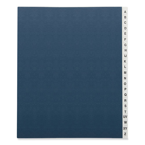 Picture of Expanding Desk File, 20 Dividers, Alpha Index, Letter Size, Blue Cover