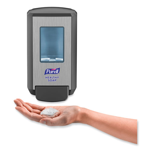 Picture of CS4 Soap Push-Style Dispenser, 1,250 mL, 4.88 x 8.8 x 11.38, Graphite