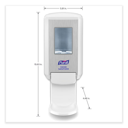 Picture of CS4 Hand Sanitizer Dispenser, 1,200 mL, 6.12 x 4.48 x 10.81, White