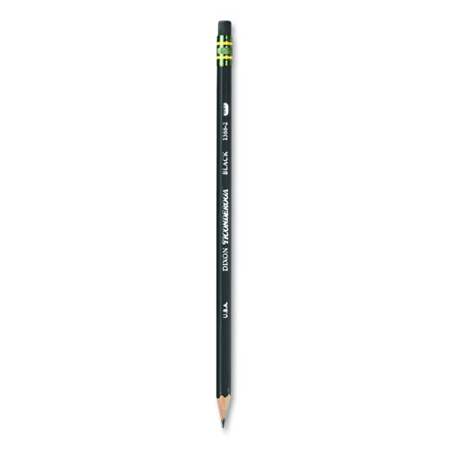 Pencils%2C+Hb+%28%232%29%2C+Black+Lead%2C+Black+Barrel%2C+Dozen
