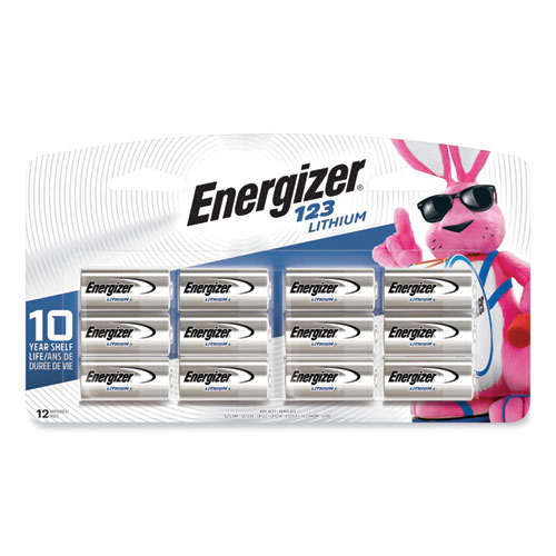 Picture of 123 Lithium Photo Battery, 3 V, 12/Pack