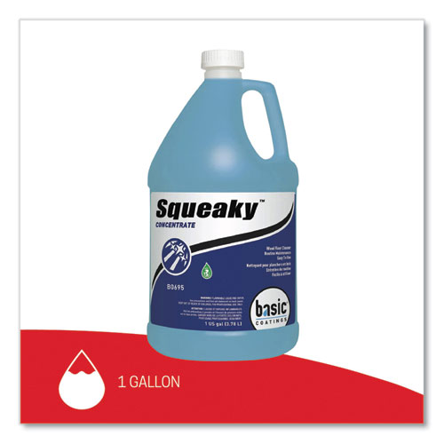 Picture of Squeaky Concentrate Floor Cleaner, Characteristic Scent, 1 gal Bottle, 4/Carton