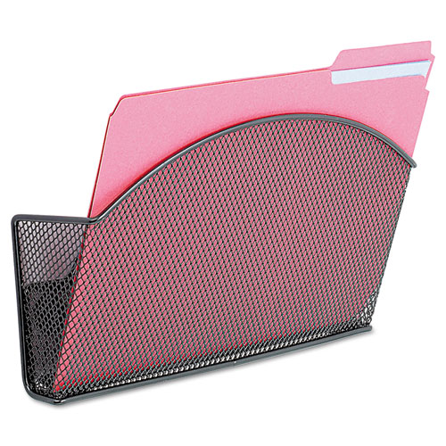 Picture of Onyx Magnetic Mesh Panel Accessories, Single File Pocket, 13 x 4.25 x 7.25, Black