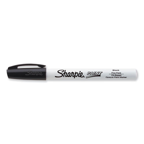 Picture of Permanent Paint Marker, Fine Bullet Tip, Black