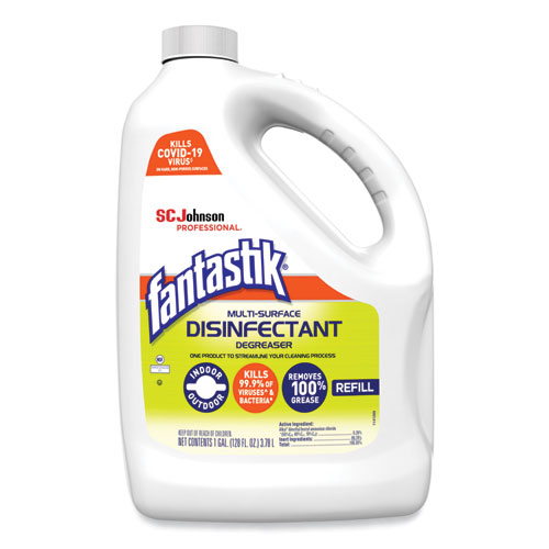 Picture of Multi-Surface Disinfectant Degreaser, Pleasant Scent, 1 Gallon Bottle, 4/Carton