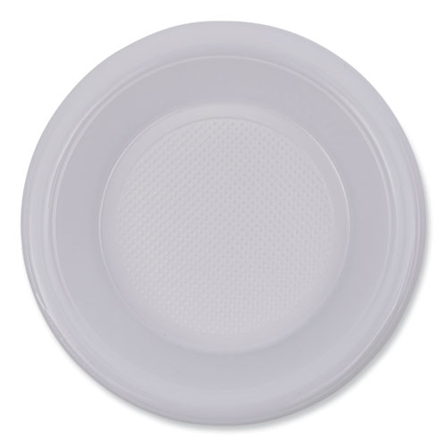 Picture of Hi-Impact Plastic Dinnerware, Bowl, 10 to 12 oz, White, 1,000/Carton