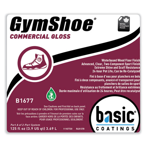 Picture of GymShoe Gloss Sport Finish, Mild Scent, 1 gal Bottle, 4/Carton